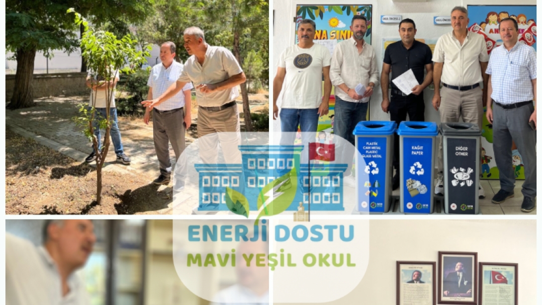 Mavi Yeşil Okul Projesi ilçemiz etiket ödülü alan okulumuz Şehit Filiz Koçak İlkokulu